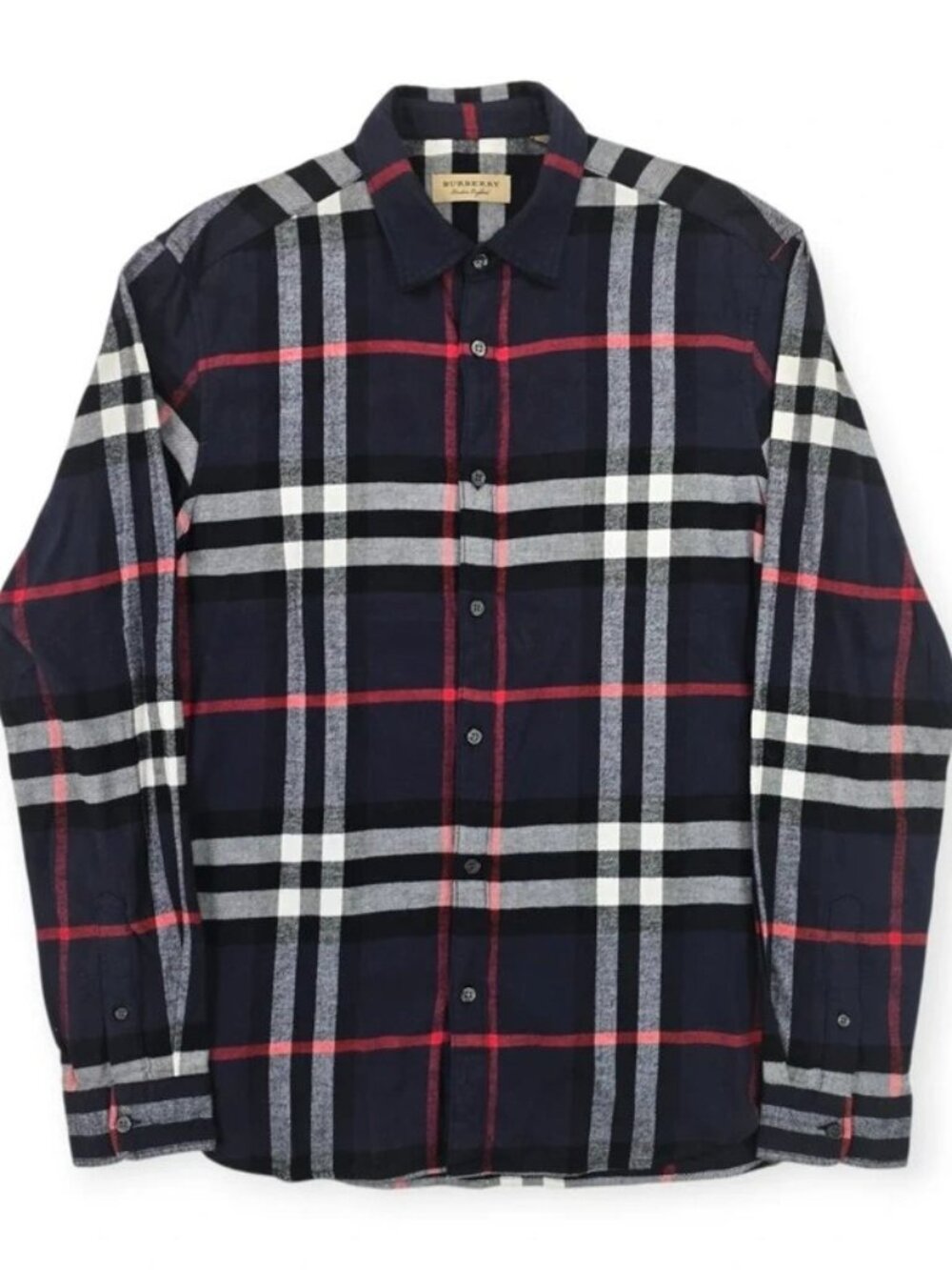 Burberry London Nova Check Flannel Shirt Long Sleeve Men’s Size L
